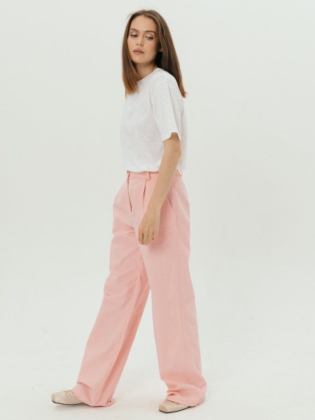 Брюки velvet Classy dusty rose