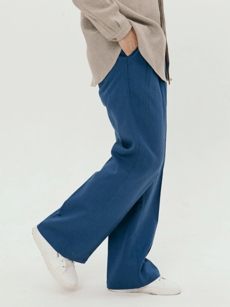 Брюки Wide limited blue