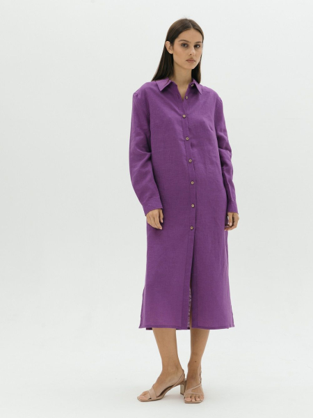 Платье-рубашка Fresh limited violet