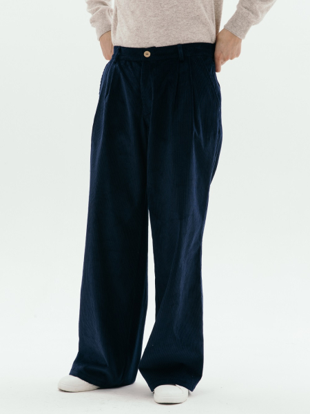 Брюки velvet Wide limited sea