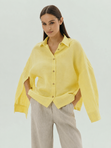 Рубашка Origami limited lemon