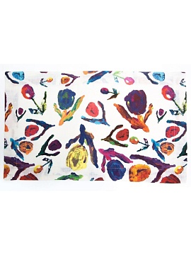 Плейсмат льняной Тюльпаны