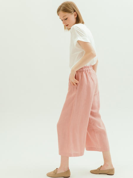Брюки-кюлоты Kaia dusty rose