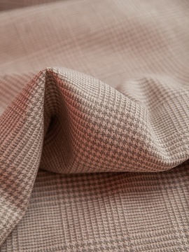 Ткань льняная Гусиная лапка арт.3