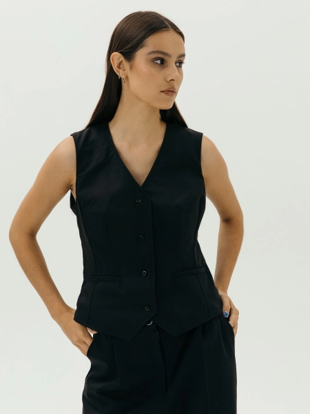 Жилетка wool Classy black