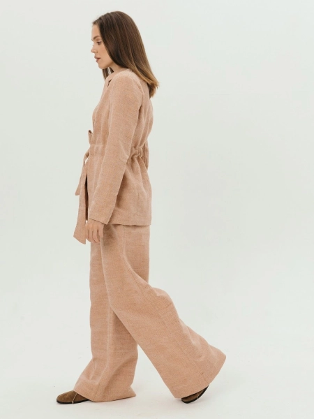 Брюки-палаццо Parisian limited terracotta pattern