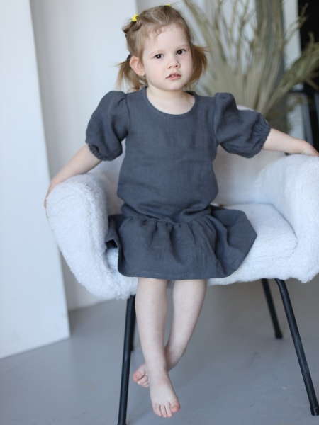 Платье детское Karolina mini graphite