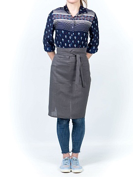 Фартук льняной Брион цвет графит