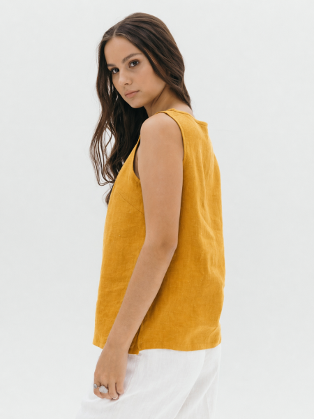 Топ Elle limited mustard