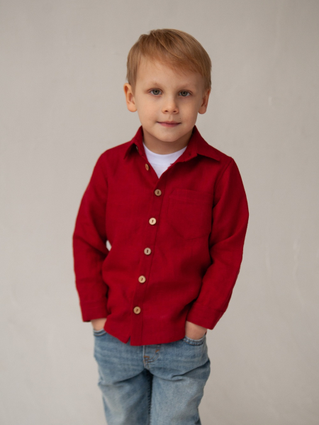 Рубашка детская Romeo limited red