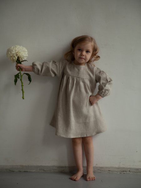 Платье детское Greta natural