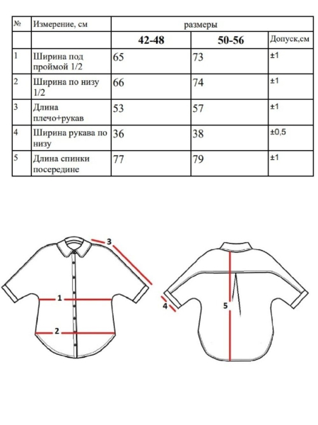 Рубашка Sunny limited cherry