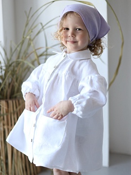 Платье детское Marta white