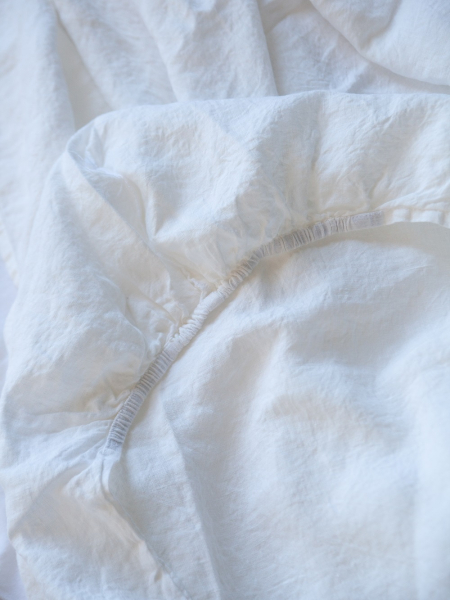 Простыня на резинке евро Easy white