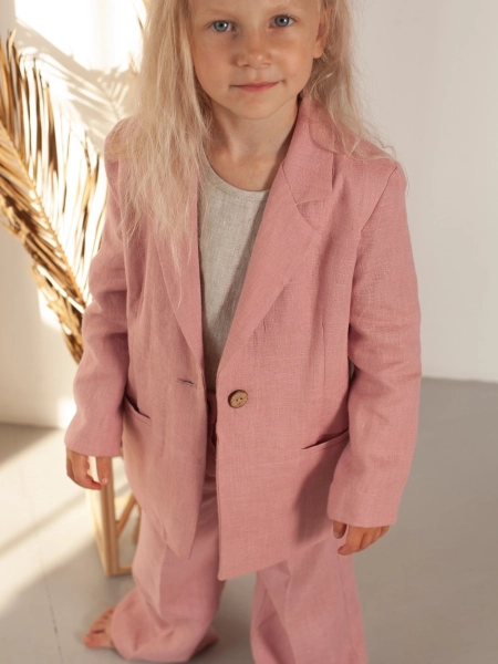 Жакет детский mini boss dusty rose