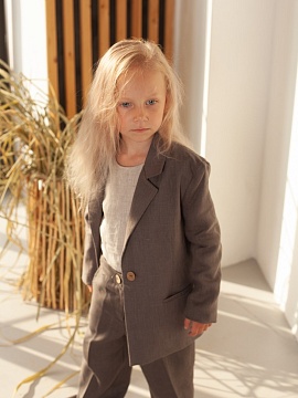 Жакет детский mini boss graphite