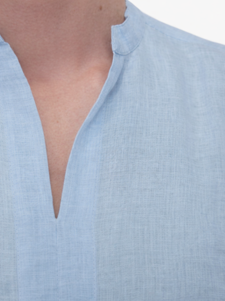 Рубашка полульняная Priboy sky
