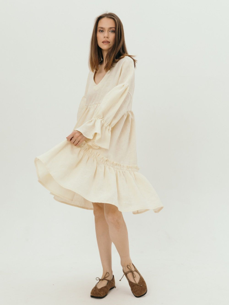 Платье Virginia limited ecru