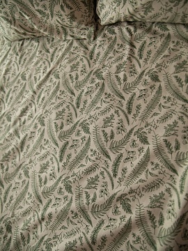 Льняная простыня Лесные травы