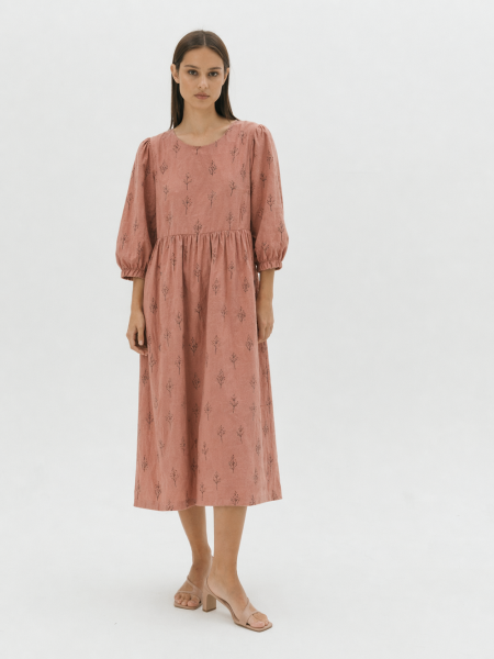 Платье flannel Margo limited dusty rose trees