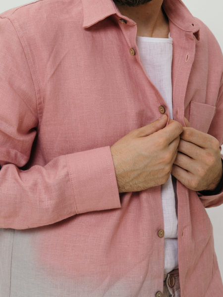 Рубашка Mont Blanc dusty rose