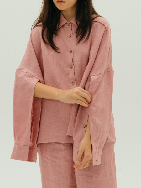 Рубашка Origami dusty rose