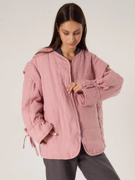 Куртка-жилет Boho dusty rose