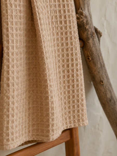 Полотенце вафельное Zephyr beige