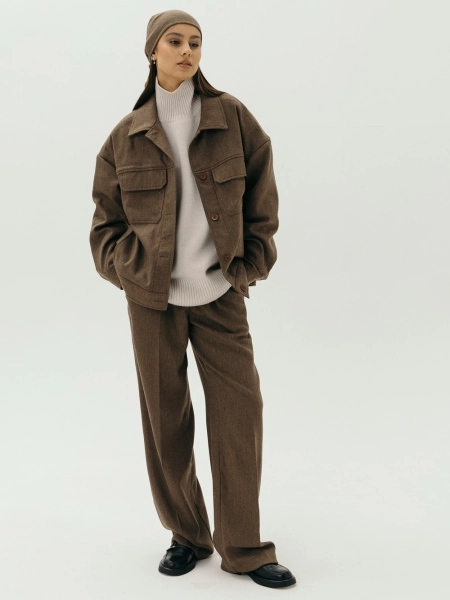 Брюки wool Classy limited chocolate line