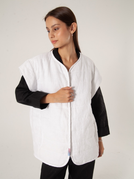 Куртка-жилет Boho white