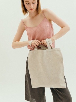 Сумка полульняная Carla natural