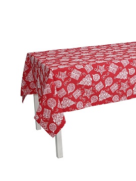 Комплект столовый Новогодний коллаж цвет 2