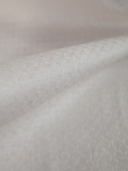 Льняная ткань Атлантида цвет белый арт.430-3