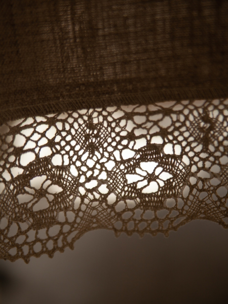 Скатерть с кружевом прямоугольная Lace edition natural