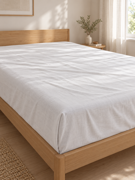 Простыня ECO Cozy white