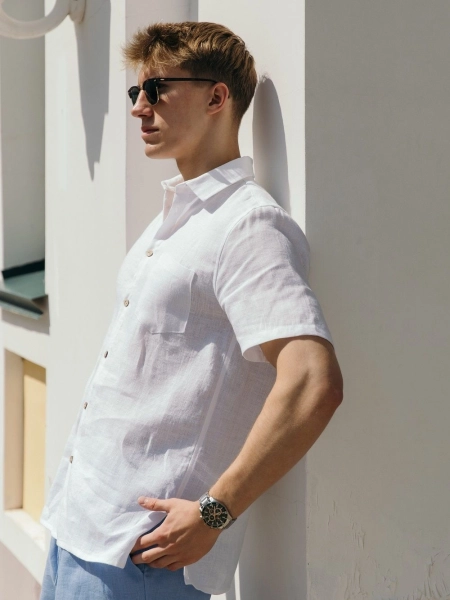 Рубашка Leon white