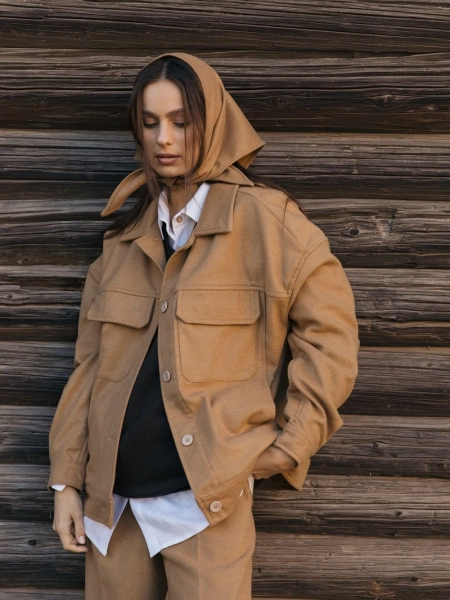 Куртка wool Bertha limited mustard