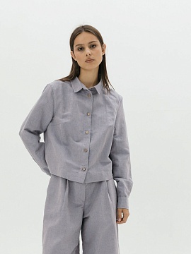 Рубашка Vivid limited lilac melange