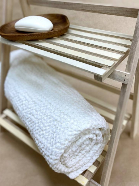Полотенце вафельное Marshmallow white