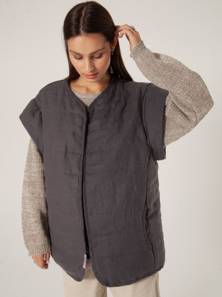 Куртка-жилет Boho graphite