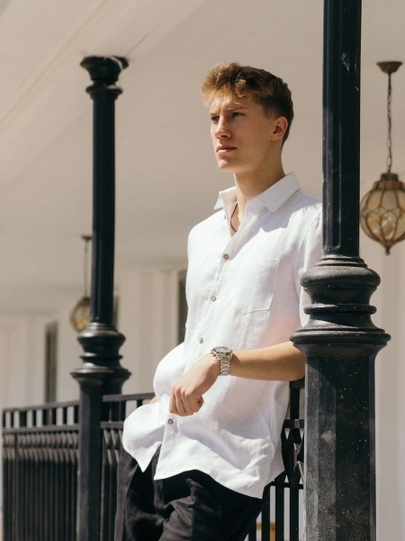 Рубашка Leon white