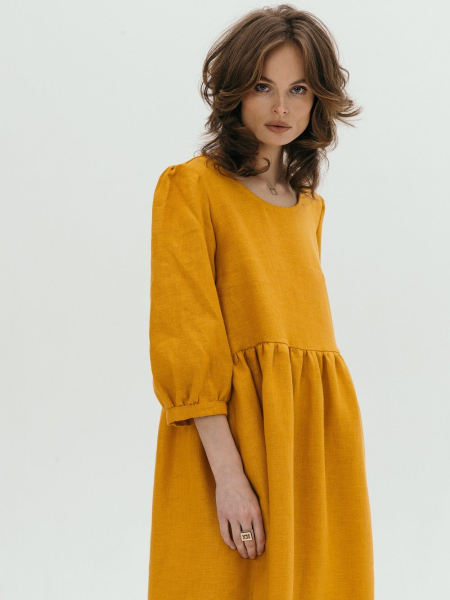 Платье Margo limited mustard
