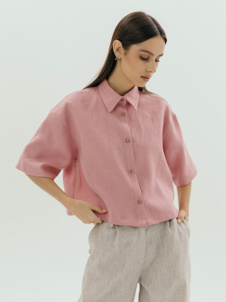 Рубашка Aura dusty rose