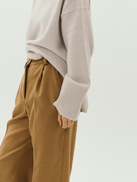 Брюки wool Classy limited mustard