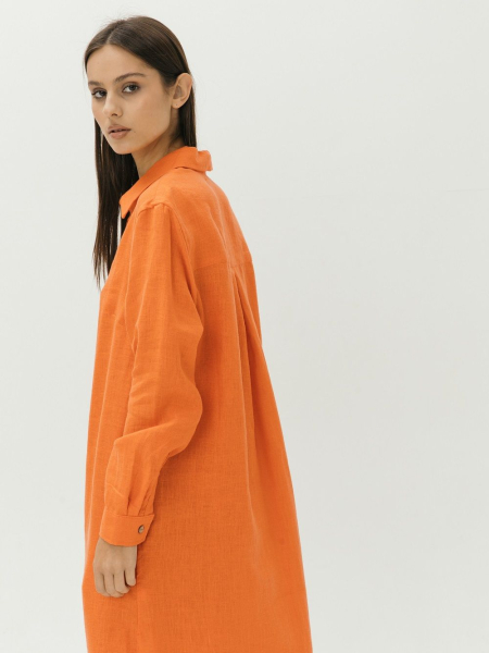 Платье-рубашка Fresh limited coral