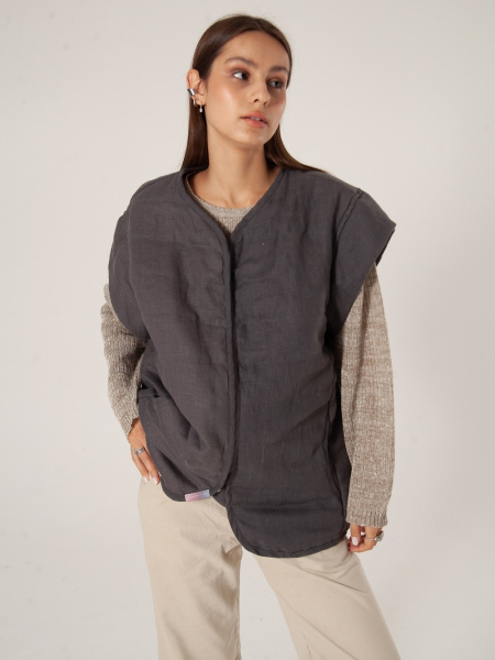 Куртка-жилет Boho graphite