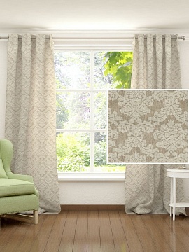 Шторы льняные Амадей