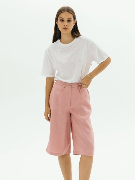 Шорты-бермуды Parisian dusty rose