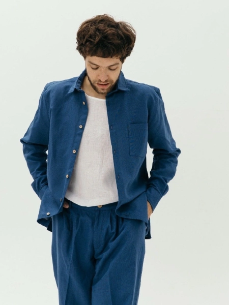 Рубашка Mont Blanc limited blue