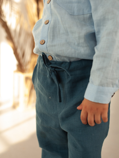 Брюки детские Sandro limited sea
